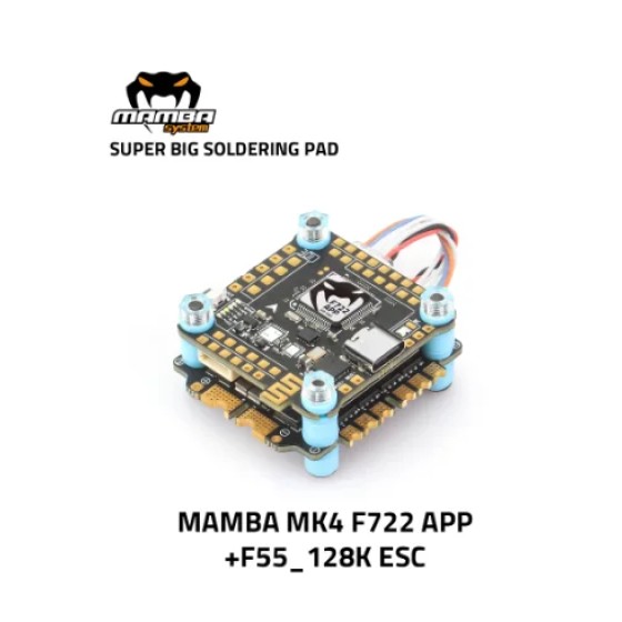 Wholesale DIATONE MAMBA F722APP Stack F722 APP Flight Controller &BLHeli_32 F65_128K 4in1 ESC DSHO1200 for FPV Drone Fpv Stack